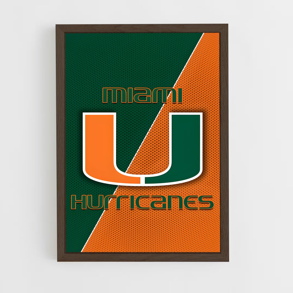 Poster Hurricanes de Miami – affiche Baseball (vue 5)